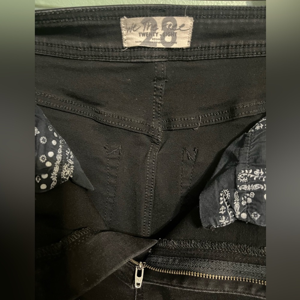 🖤 We The Free Black Flare Jeans | Size 28 - Picture 5 of 7